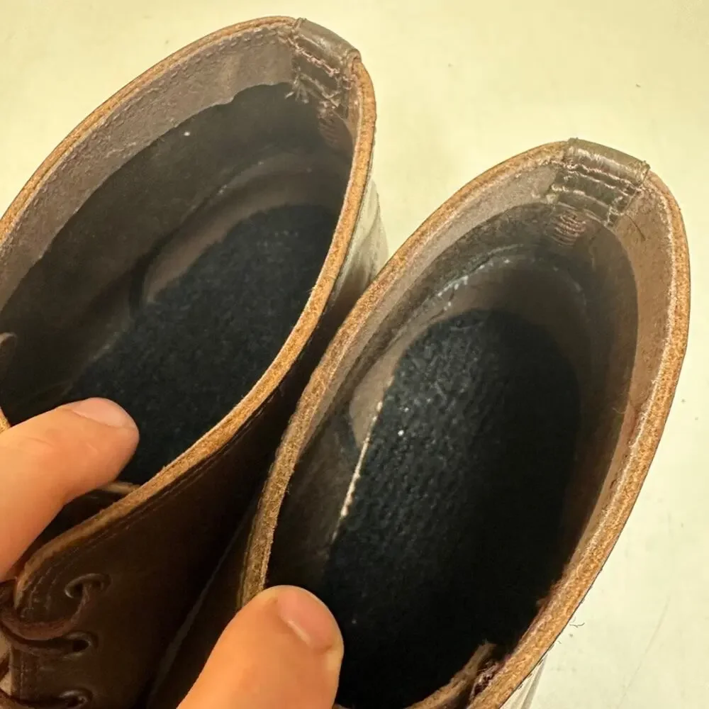 NWOT 1993 Polo Ralph Lauren Sportsman Chukka Boots NOS RARE Lug Sole MiUSA 8 D